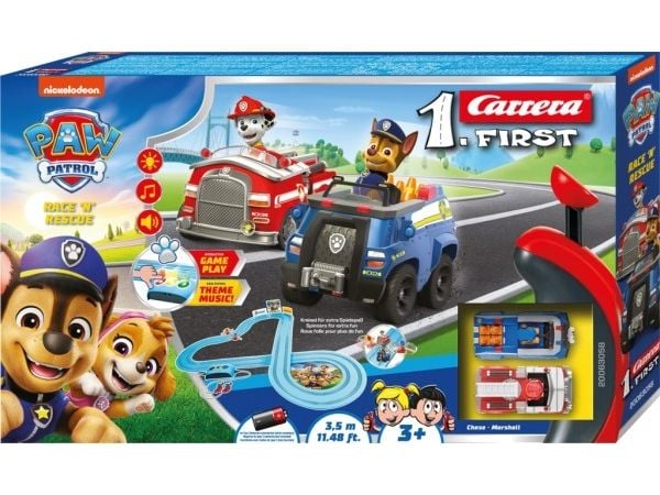 Carrera Race Track PAW Patrol - Race 'N' Rescue, 3,5 m