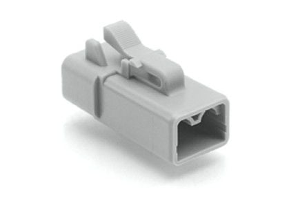Amphenol ATP06-2S, 25 A, Grå, ATP04-2P* Receptacle, 1,2 cm