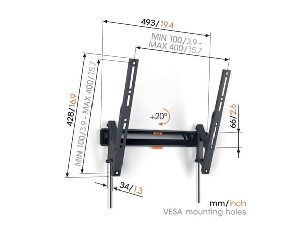 VOGEL'S COMFORT TVM3413 TV-holder