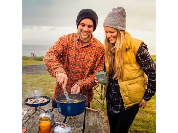 GSI Outdoors 44232, Sett, Keramikk, Nylon, Silikon, 5 L, Svart, Blå, Blå, Grå, Grå, Grå, Nylon