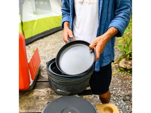 GSI Outdoors 44232, Sett, Keramikk, Nylon, Silikon, 5 L, Svart, Blå, Blå, Grå, Grå, Grå, Nylon