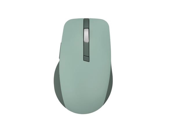 ASUS SmartO Mouse MD200 Silent Plus, Ambidextrous, Optical, RF Wireless + Bluetooth, 4200 DPI, Green