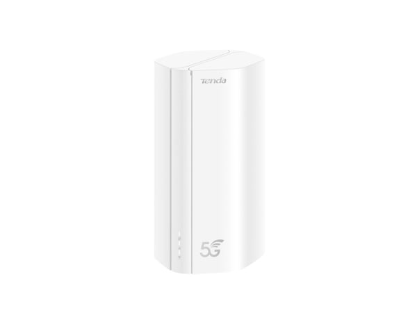 Tenda 5G01, Wi-Fi 6 (802.11ax), Dobbelbånd (2.4 GHz / 5 GHz), Ethernet/bredbåndsforbindelse, 5G, Hvit, Frittstående router