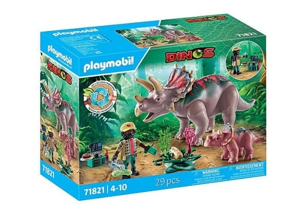 Playmobil Dinos 71821, Action/ Eventyr, 4 år, Flerfarget, Plast