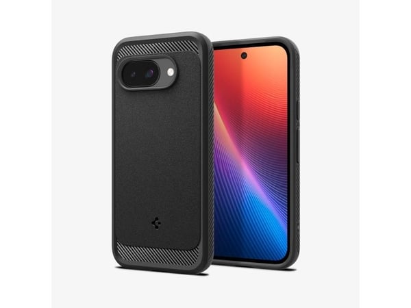 Spigen Rugged Armor (MagFit), Omslag, Google, Pixel 9a, 16 cm (6.3"), Svart