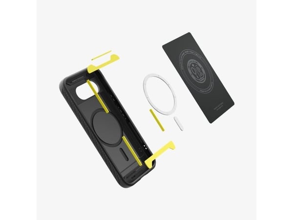 Spigen Rugged Armor (MagFit), Omslag, Google, Pixel 9a, 16 cm (6.3"), Svart