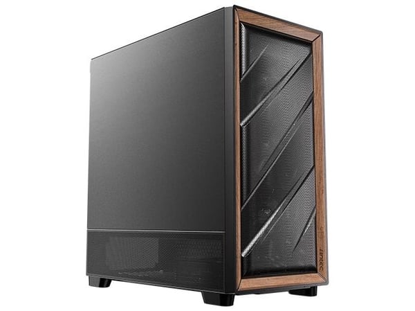 Antec FLUX SE, Midi Tower, PC, Sort, Tre, ATX, EATX, ITX, Micro ATX, Plast, Stål, Tre, Spilling