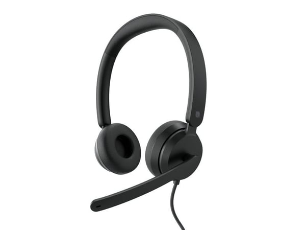 Incase Designed by Microsoft Modern USB-C Headset, Koblet med ledninger (ikke trådløs), Kontor/kundesenter, Hodesett, Sort