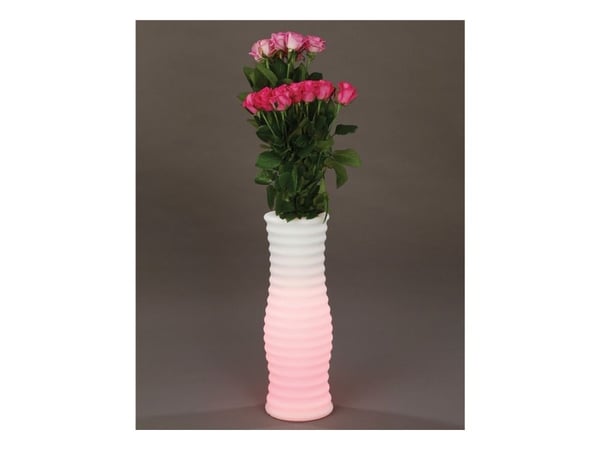 Techly Techly Flower vase med RGB LED bakgrunnsbelysning og fjernkontroll