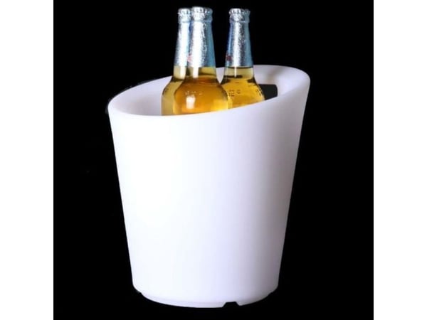 Techly I-LED ICEBUCKET, Hvit, Remote, Plast, Polyester, Inne/Ute, Flerfarget, 9 ampuller