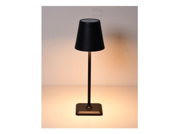 Techly I-LED LAMP-BK, Sort, Aluminium, Polypropylen (PP), Stål, Balkong, Soverom, Café au lait, Spise rom, Hage, Hjemme kontor, Hotell, Kjøkken, St...