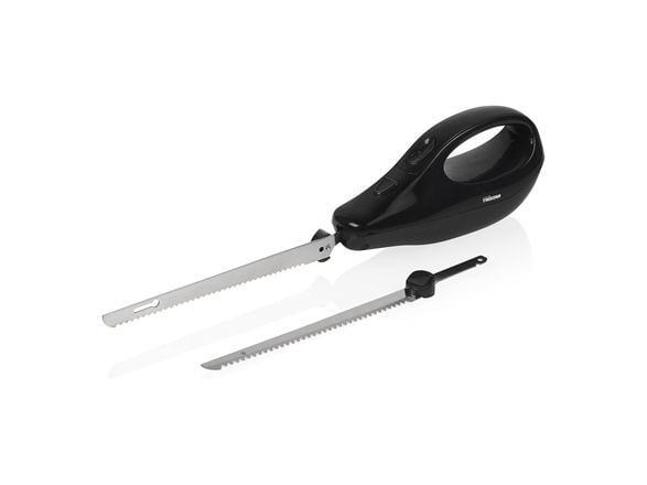 Tristar EM-2107 elektrisk kniv 120 W, tagget blad, svart