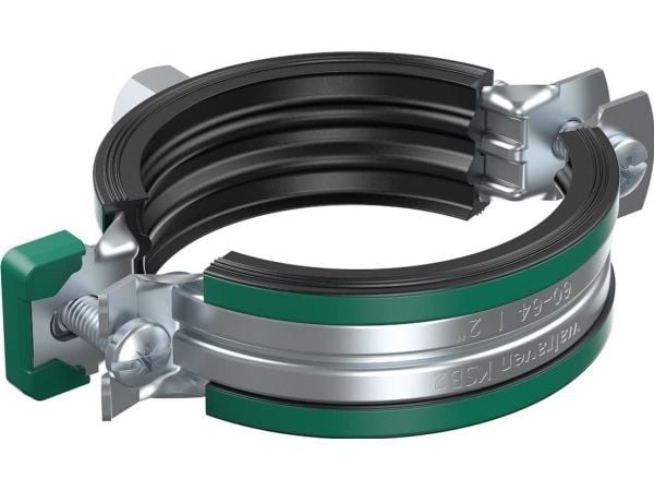 Walraven KSB2 rørbøjle 40-45mm - Elforz. 2-skrue rørb. M8/10 m/EPDM og quicklås. 100stk pr ks