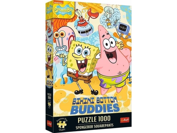 Trefl Premium Plus Quality SpongeBob 1000, 1000 stykker, Tegneserier