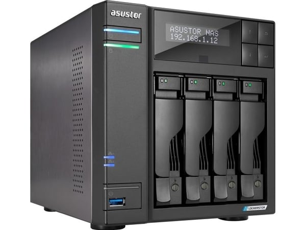 ASUSTOR Lockerstor 4 Gen2 AS6704T - NAS-server - iSCSI støtte