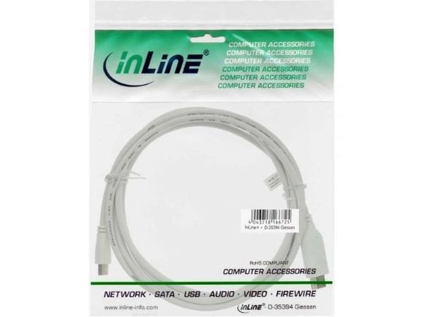 InLine 17174I, 0,5 m, Mini DisplayPort, HDMI, Hankjønn, Hankjønn, 3840 x 2160 piksler