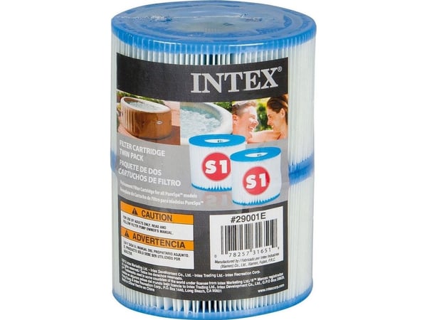 Intex 29001, Suodatinpatruuna, Sininen, Valkoinen, Muovi, Kylpyläallas, Pyöreä, Kiina