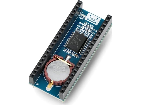 Waveshare RTC Module DS3231 - sanntidsklokke - I2C - for Raspberry Pi Pico - Waveshare 19426}