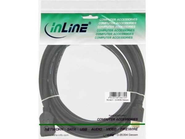 InLine 17632G, 2 m, HDMI Typ A (standard), HDMI Typ A (standard), Svart