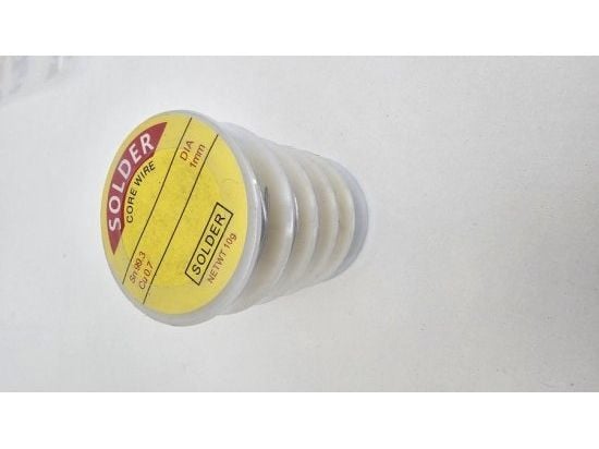3DSimo lödtenn 1 mm 10 g Sn 99.3 Cu 0.7 5 rullar