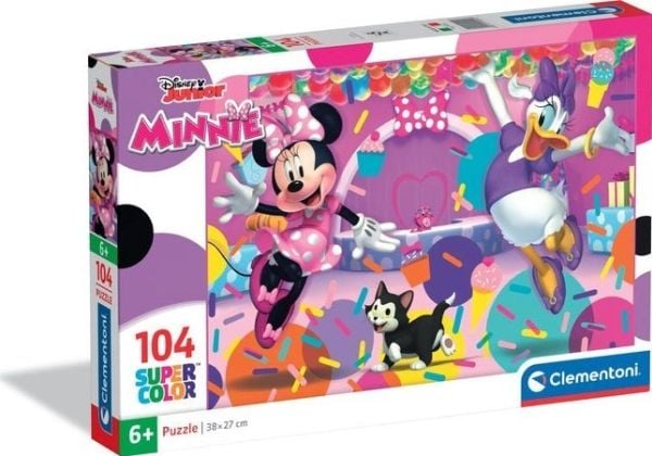 Clementoni puslespill SuperColor Disney Minnie 104 brikker (25054)