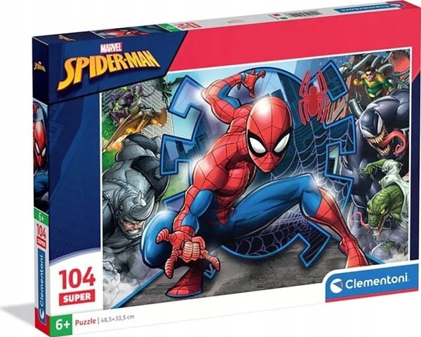 Clementoni puslespill Super Spider-Man 104 brikker (25044)