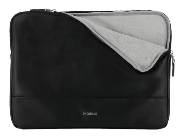 Mobilis Origine - Fodral för laptop - neopren skum, PU imitationsläder - svart - 12.5" - 14"