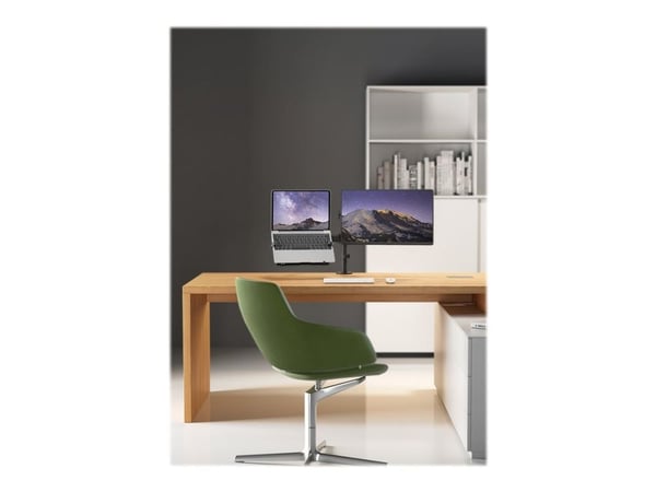 DELTACO Office ARM-0540 - Monteringskomponent (holder) - for notebook - stål, plastikk - matt svart - skjermstørrelse: 10"-15.6" - armmonterbar, sk...