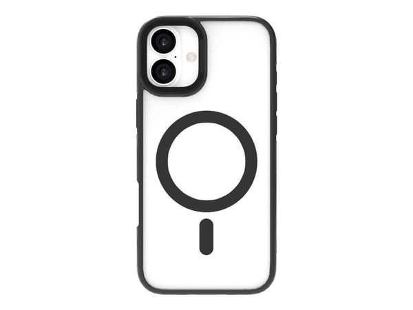 eSTUFF ES67141100, Suojus, Apple, iPhone 16, 15,5 cm (6.1"), Läpinäkyvä, musta