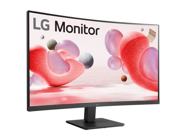 LG 32MR50C-B - LED-skjerm - kurvet - 32" (31.5" synlig) - 1920 x 1080 Full HD (1080p) @ 100 Hz - VA - 250 cd/m² - 3000:1 - 5 ms - 2xHDMI, VGA
