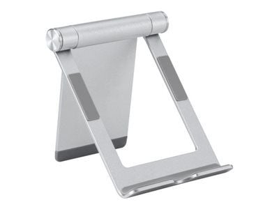 Sammenleggbart stativ for nettbrett og telefoner DELTACO, aluminium / ARM-0516