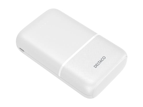 DELTACO ulkoinen akku 10 000 mAh, 2x USB-A, 1x USB-C / PB-C1005
