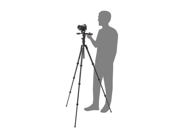 Manfrotto Befree GT PRO MKBFRTC4GTFB-3W - Tripod - carbon - med Manfrotto Befree 3-Way Live Head