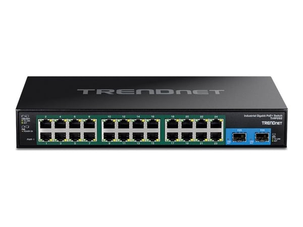 Trendnet TI-RP262, Hallitsematon, Täysin kaksipuolinen, Power over Ethernet -tuki, Telineasennus
