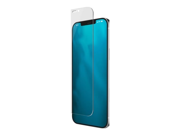 DELTACO SCRN-20IP61a - Skjermbeskyttelse for mobiltelefon - 2.5D - glass - 6.1" - for Apple iPhone 12, 12 Pro