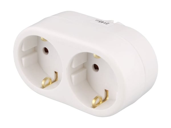 Deltaco GT-987, CEE 7/3, Valkoinen, 250 V, 16 A, 3680 W, 1 kpl