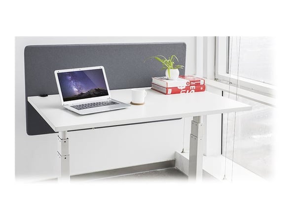 DELTACO Office - Bordpersonvernspanel - grå