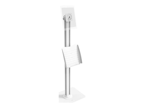 DELTACO Office ARM-0512 - Stativ - for nettbrett og brosjyre - stål - hvit - plassering på gulv