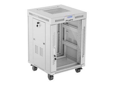 LANBERG 19" 15U 600X600 HARMAA LASIOVELLINEN LCD-ASENNUSTELINE (FLAT PACK) V2