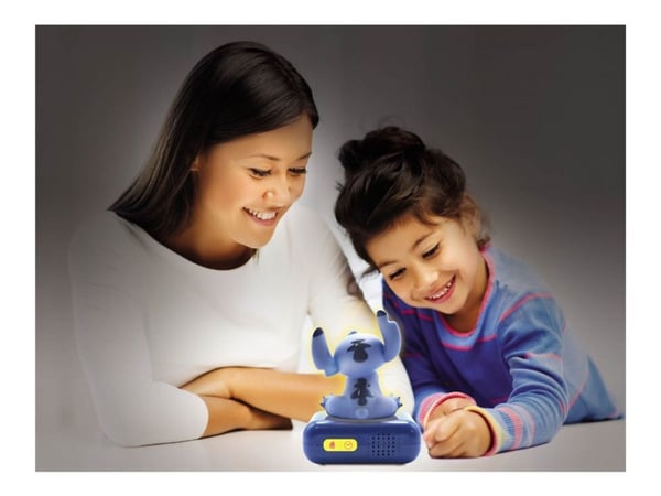 Stitch Night Light Alarm Clock with Sounds