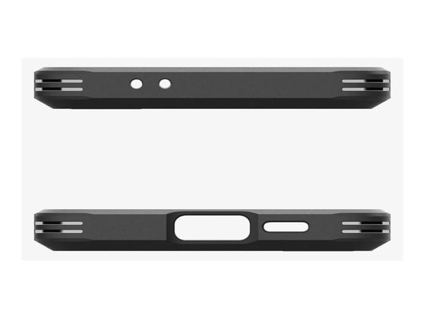 Spigen Tough Armor - Baksidedeksel for mobiltelefon - MagFit - polykarbonat, termoplast-polyuretan (TPU) - svart - for Samsung Galaxy S24 FE