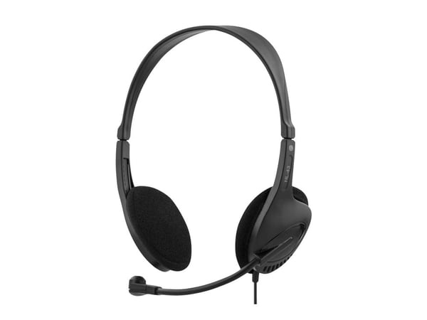 DELTACO HL-43 - Hodesett - on-ear - kablet - svart