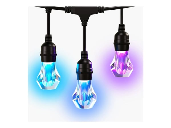 Nanoleaf Nanoleaf Essentials Smart Multicolour Outdoor String Light Expansion Pack - 15m moniväriset ulkovalaisimet, 55 Lm/bulb 24 W 2700 K - 6500 ...