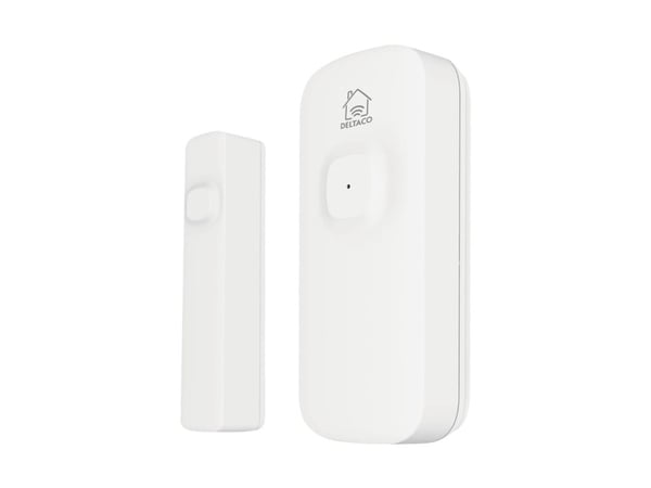 DELTACO SMART HOME SH-WS02 - Dør- og vindusensor - trådløs - 802.11b/g/n - 2.4 Ghz - hvit