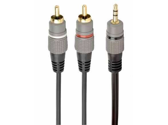 Cablexpert Select Plus Series - Lydkabel - RCA hann til 3,5 mm stereo hann - 1.5 m