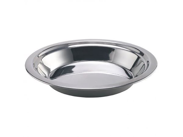 Laken tallerken i rustfritt stål 22 cm