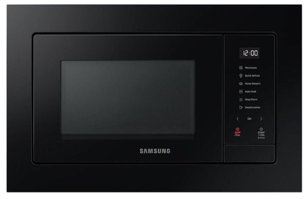 Samsung MQ7000A MG23A7318CK - Mikrobølgeovn med grill - innebygd - 23 liter - 800 W - svart