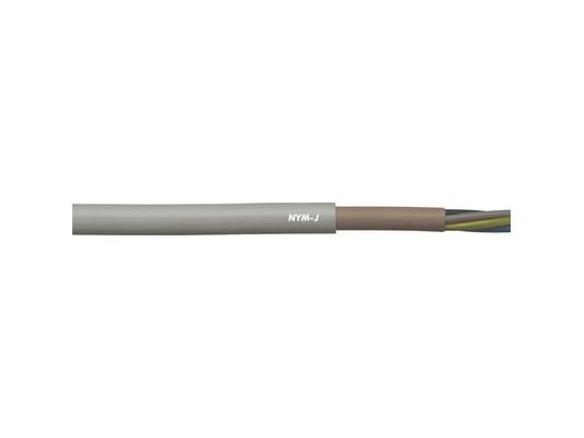 Lapp NYM-J, Kabel för medelhög spänning, Grå, Polyvinylklorid (PVC), Polyvinylklorid (PVC), Koppar, 4 mm ²