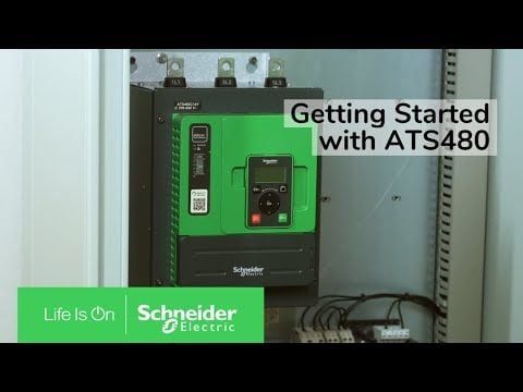 Schneider Electric ATS480, IP20, 110 - 230 V, 22 A, -10 - 40 °C, 0 - 95%, 160 mm