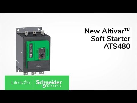 Schneider Electric ATS480, IP20, 110 - 230 V, 22 A, -10 - 40 °C, 0 - 95%, 160 mm